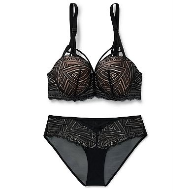Trezza Women's Plus-Size Contour Balconette Bra