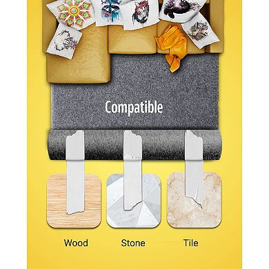 Professional Rug Tape - 2 In By 40 Yds (120 Ft) - Double Sided - White Finish