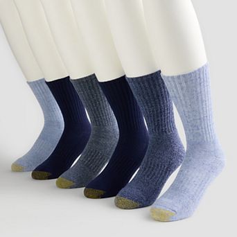 Men's GOLDTOE® 6-Pack Kensington Short Crew Socks