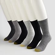 Men's GOLDTOE 3-Pack Fluffies Crew Socks