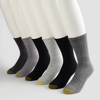 Men's GOLDTOE® 6-Pack Kensington Short Crew Socks