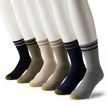 Men's GOLDTOE® 6-Pack Kensington Short Crew Socks