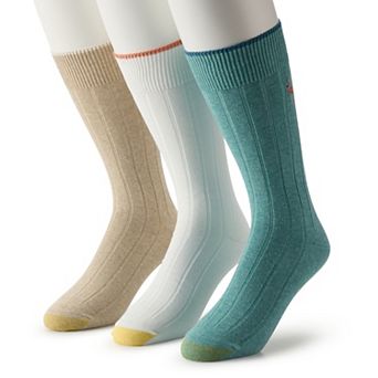 Men's GOLDTOE® 3 pk Hampton Embroidery Socks