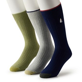 Men's GOLDTOE® 3 pk Hampton Embroidery Socks