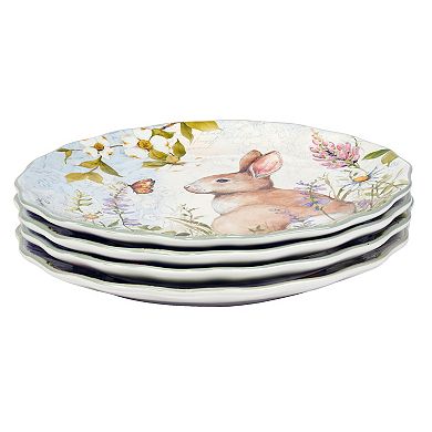 Certified International 4-pc. Easter Meadow Dinner Plate Set