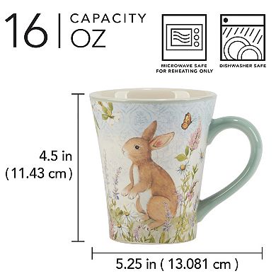 Certified International 4-pc. Easter Meadow Mug Set