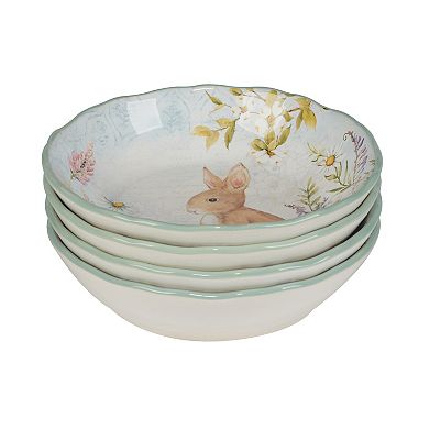 Certified International 4-pc. Easter Meadow Soup Bowl Set