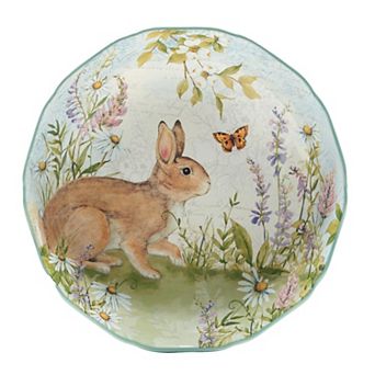 Certified International Easter Meadow Serving Bowl