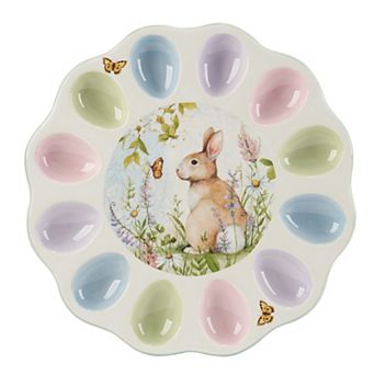 Certified International Easter Meadow Deviled Egg Tray