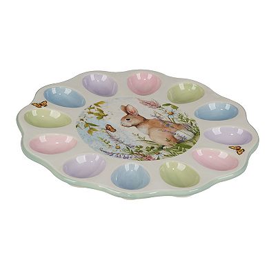 Certified International Easter Meadow Deviled Egg Tray