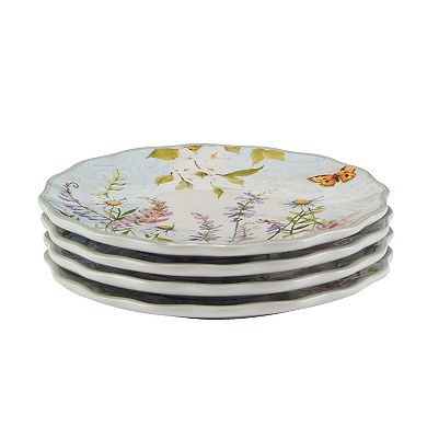 Certified International 4-pc. Easter Meadow Canape Plate Set
