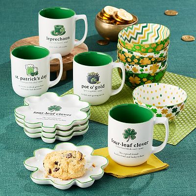 Certified International 4-pc. St. Patrick's Day Mug Set