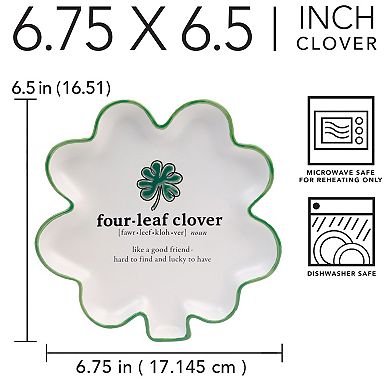 Certified International 4-pc. St. Patrick's Day Shamrock Plate Set