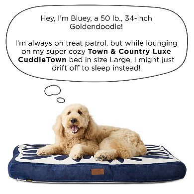 TCL Town & Country Luxe CuddleTown Matisse Everwash® Pillow Pet Bed