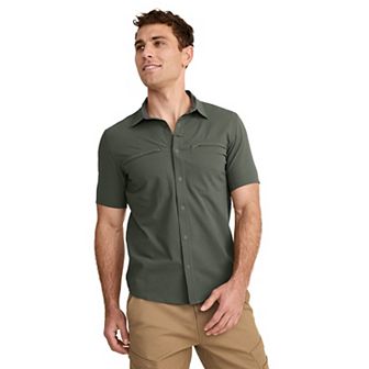 Men's Jockey Outdoors™ by Luke Bryan Short Sleeve Snap Woven Shirt
