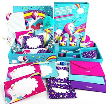Unicorn Letter Writing Set For Girls, 45 pc Stationery Set