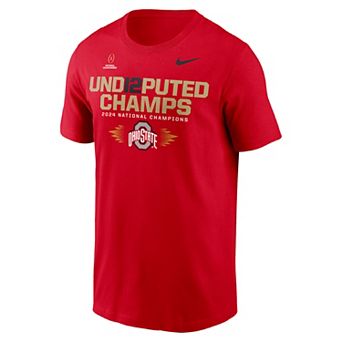 Men's Nike Ohio State Buckeyes 2024 College Football Playoff National Champions Undisputed Champs Tee
