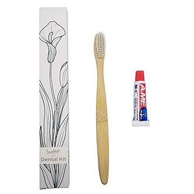 Disposable Toothbrush And Toothpaste, Individually Wrapped, Boxed 200 Sets