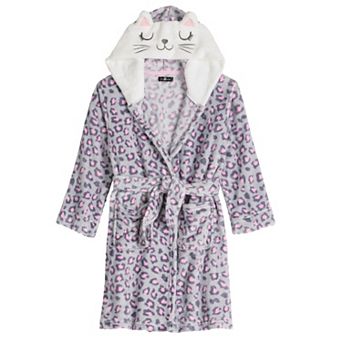 Girls 4-12 Cuddl Duds® Hooded Critter Robe