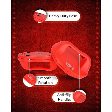 Rotating Push Up Bars, Pushup Handles For Floor With Wide Grips, Non Slip Pads