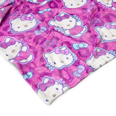 Sanrio Hello Kitty Hello Hugs Silk Touch Throw Blanket 40X50 inches and Hugger Set 11 inches