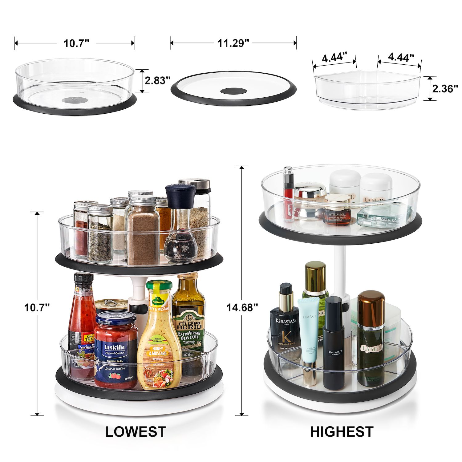 Sorbus Lazy Susan Organizer - Thumbnail 3