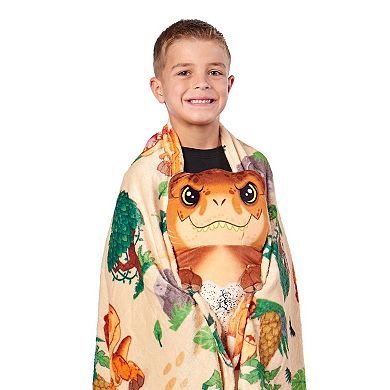 Universal Studios Jurassic Park Wild Time Silk Touch Throw Blanket