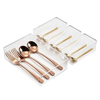 Sorbus 4 pc Kitchen Drawer Organizer Set - Great for storing Utensils, Silverware, and More