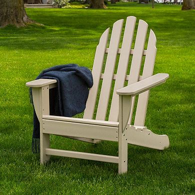 POLYWOOD Classic Adirondack 3-Piece Table and Chairs Set