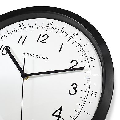 Westclox Black Office Clock