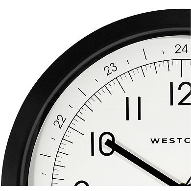 Westclox Black Office Clock