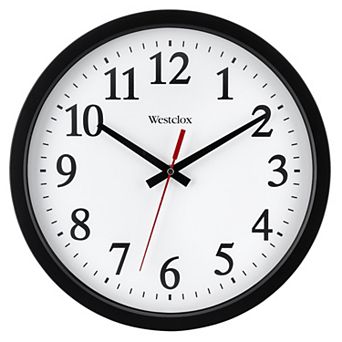 Westclox 14 in Black Electric Wall Clock