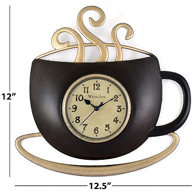 Westclox Coffee Mug Wall Clock