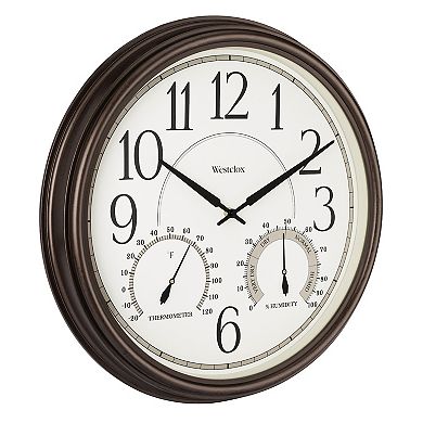 Westclox Indoor & Outdoor Round Wall Clock