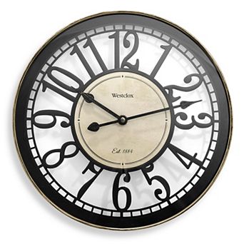 Westclox 12 in Bronze Open Round Wall Clock
