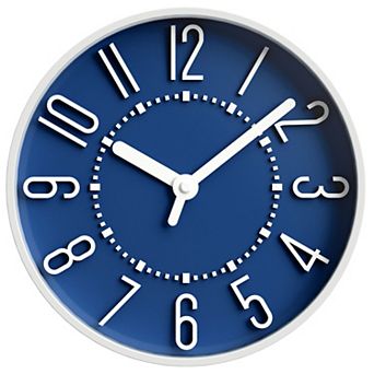 Westclox 10 in Blue Wall Clock