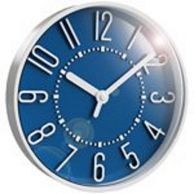 Westclox 10 in. Blue Wall Clock