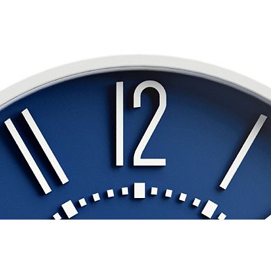 Westclox 10 in. Blue Wall Clock