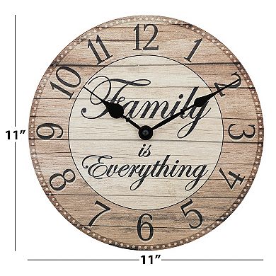 Westclox Family Is Everything Wall Clock