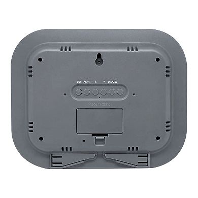 Westclox Black Digital LCD Wall Clock