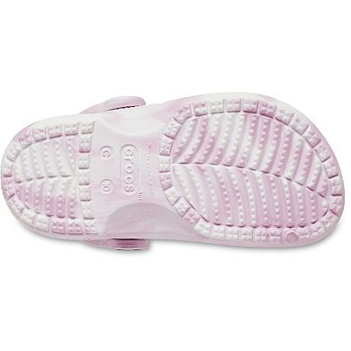Crocs Baya Marbled Toddler Slip-On Clogs