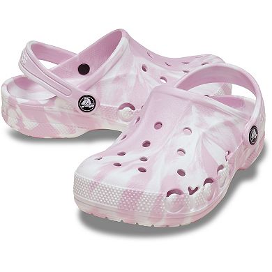 Crocs Baya Marbled Toddler Slip-On Clogs