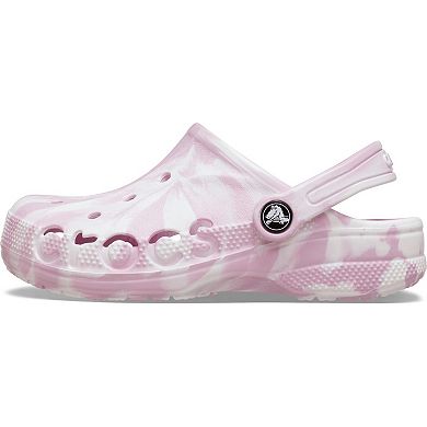 Crocs Baya Marbled Toddler Slip-On Clogs