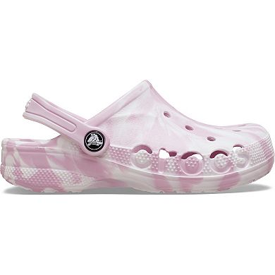 Crocs Baya Marbled Toddler Slip-On Clogs