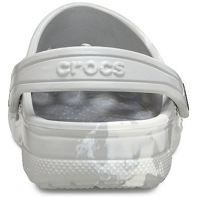 Crocs Baya Marbled Kids Slip-On Clogs