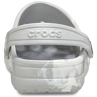 Crocs Baya Marbled Kids Slip-On Clogs display picture 2