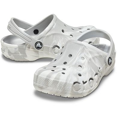 Crocs Baya Marbled Kids Slip-On Clogs