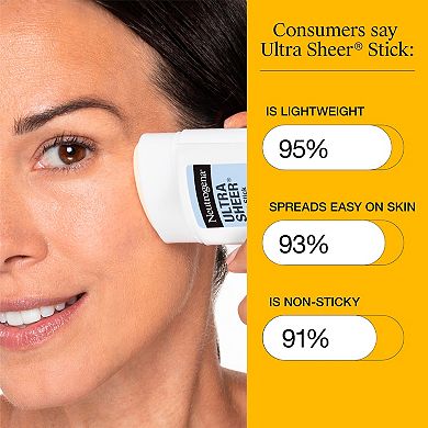 Neutrogena Ultra Sheer SPF 60 Face Sunscreen Stick