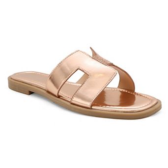 Yoki Women's H-Band Upper Flat Sandal