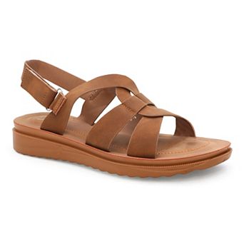Yoki Carlota-04 Women's Criss-Cross Upper Slide Sandals
